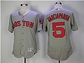 Boston Red Sox #5 Nomar Garciaparra Gray Flexbase Jersey,baseball caps,new era cap wholesale,wholesale hats